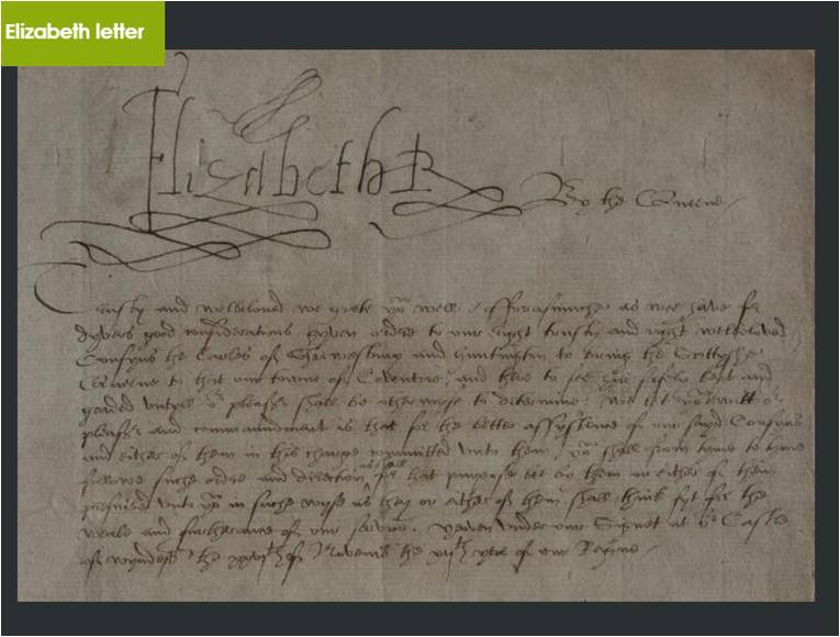 Elizabeth Letter